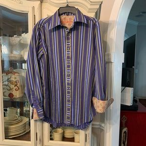 Robert Graham Long Sleeved Button Down Shirt XL